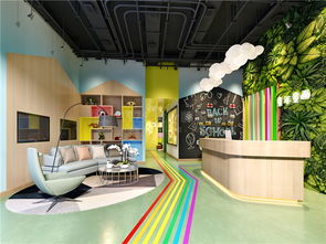 合肥艺术教育机构装修设计效果 童年童画