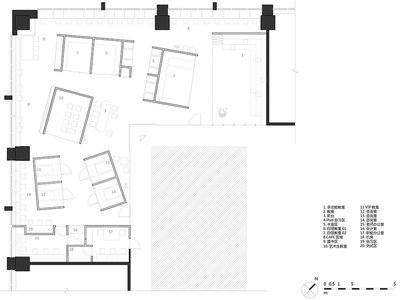 280㎡北京精英英语培训中心 B.L.U.E.事务所打造的语言学习新地标